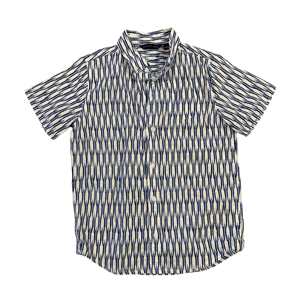 Janie and Jack Short Sleeve Button Down